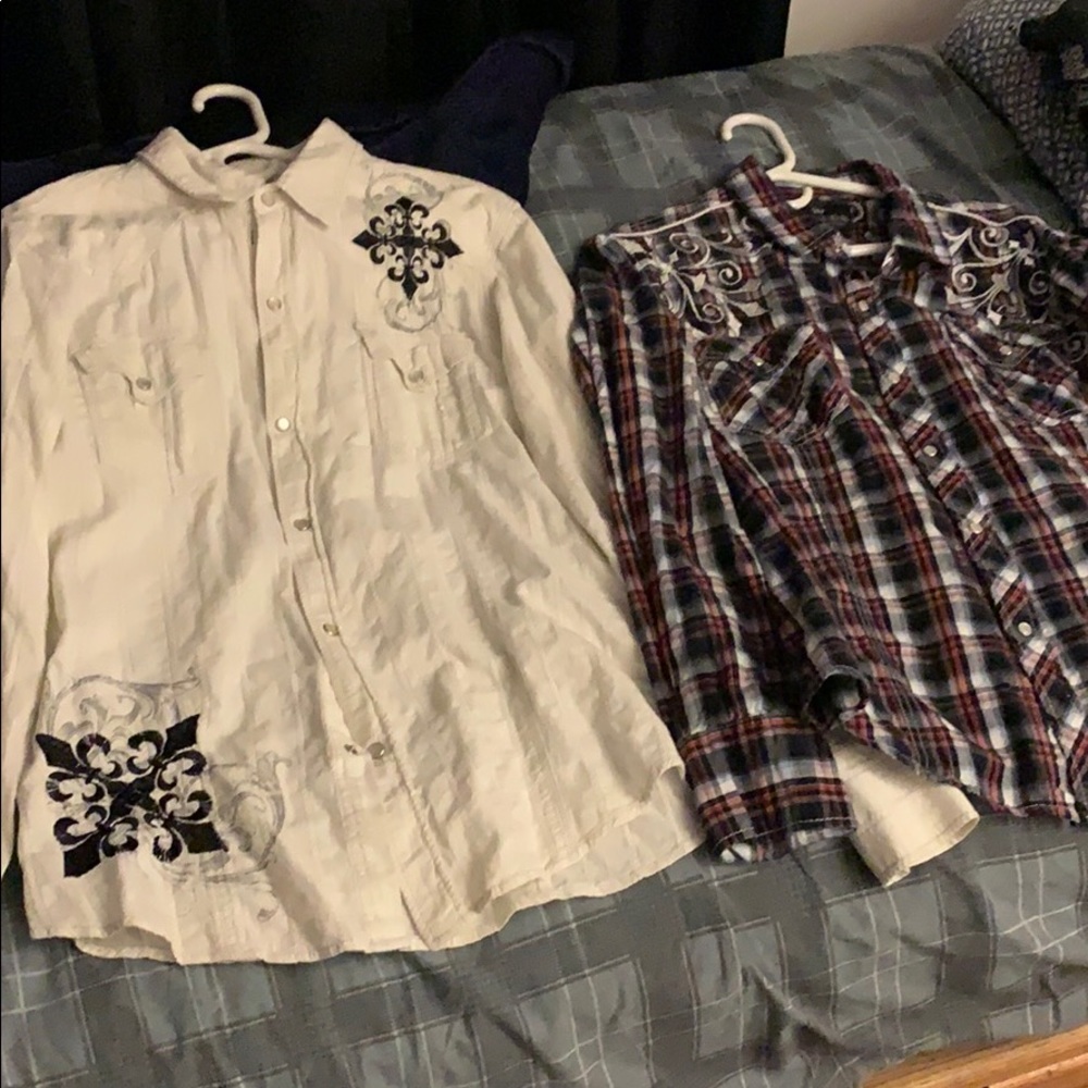 Two Pop Icon Buckle Shirts